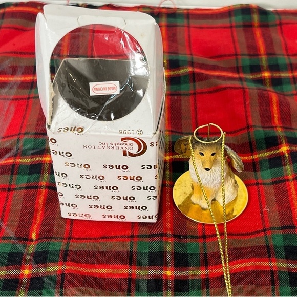 Tiny Ones Conversation Concepts Sheltie Angel Dog Ornament Christmas Tree - Picture 4 of 5